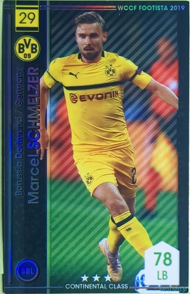 FOOTISTA Football FOOTISTA/F19-3-010 Marcel Schmelzer Trading Card NM