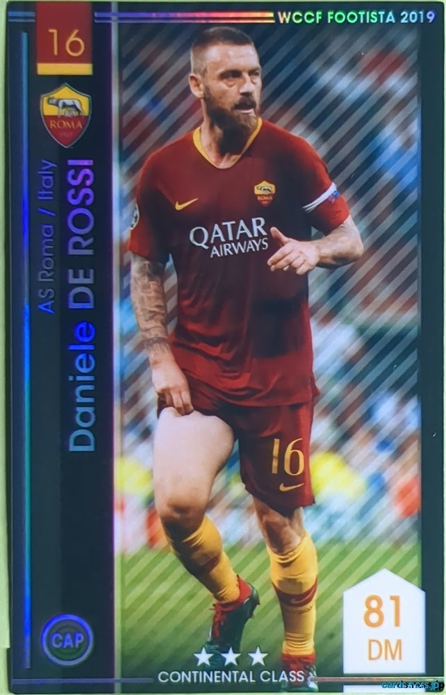 FOOTISTA Football FOOTISTA/F19-1-013 Daniele DE ROSSI Trading Card NM