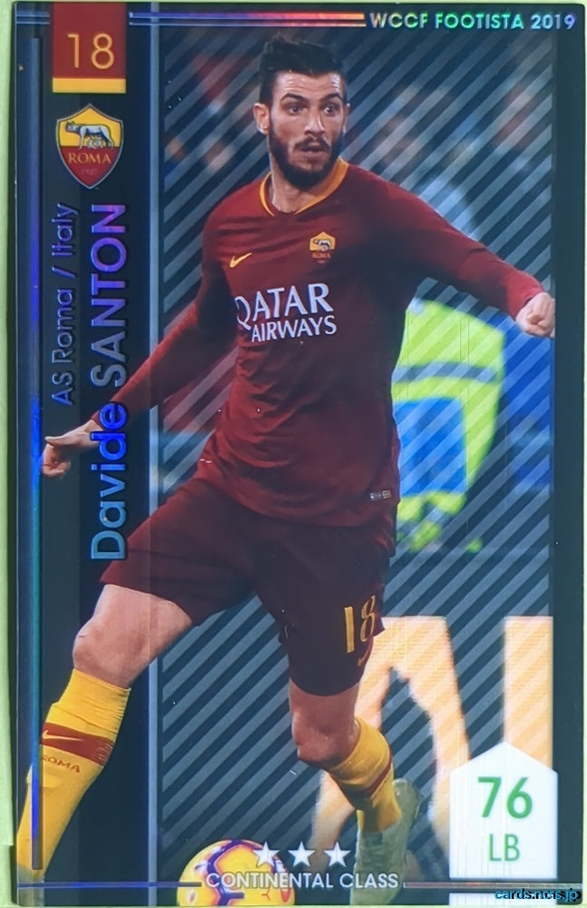 FOOTISTA Football FOOTISTA/F19-4-012-R Davide Santon Trading Card NM