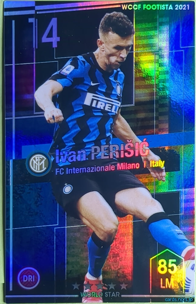 FOOTISTA Football FOOTISTA/F21-R-INT-14 Ivan Perišić Trading Card NM