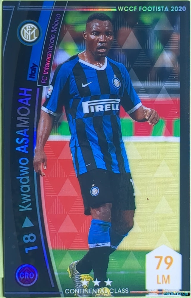 FOOTISTA Football FOOTISTA/F20-3-013 Kwadwo Asamoah Trading Card NM