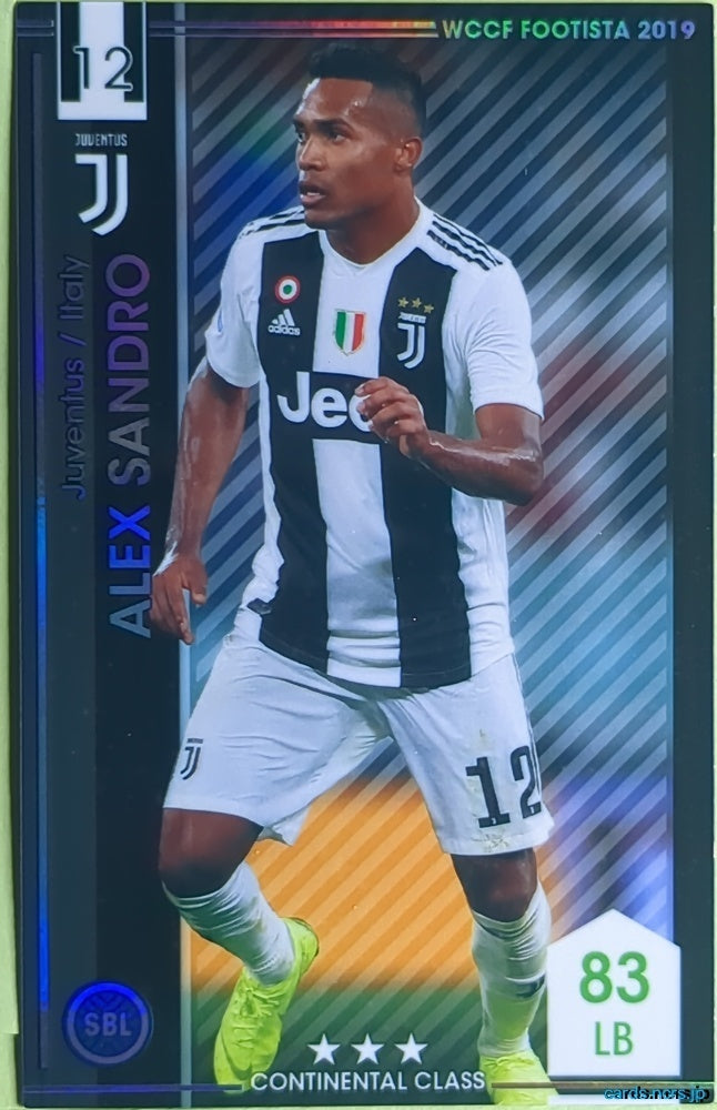 FOOTISTA Football FOOTISTA/F19-2-015 ALEX SANDRO Trading Card NM