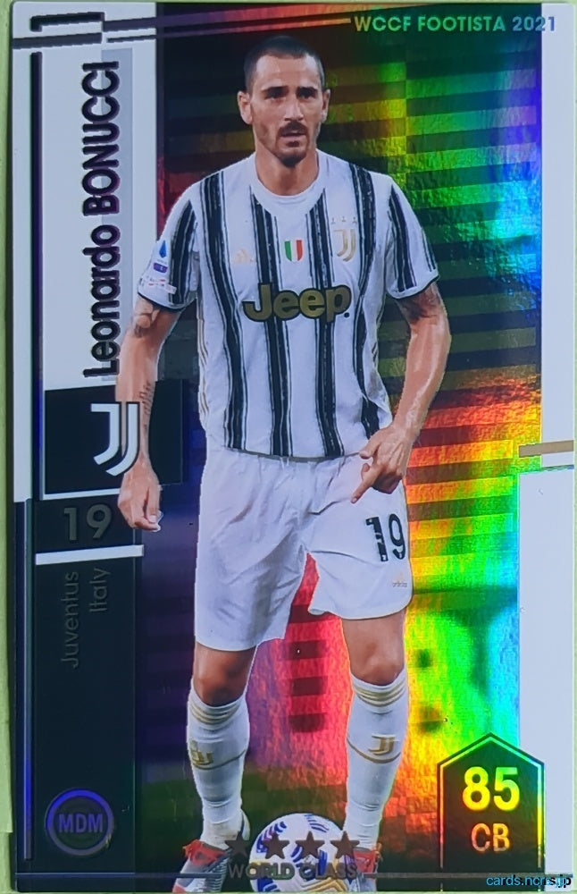 FOOTISTA Football FOOTISTA/F21-JUV-19 Leonardo Bonucci Trading Card EX