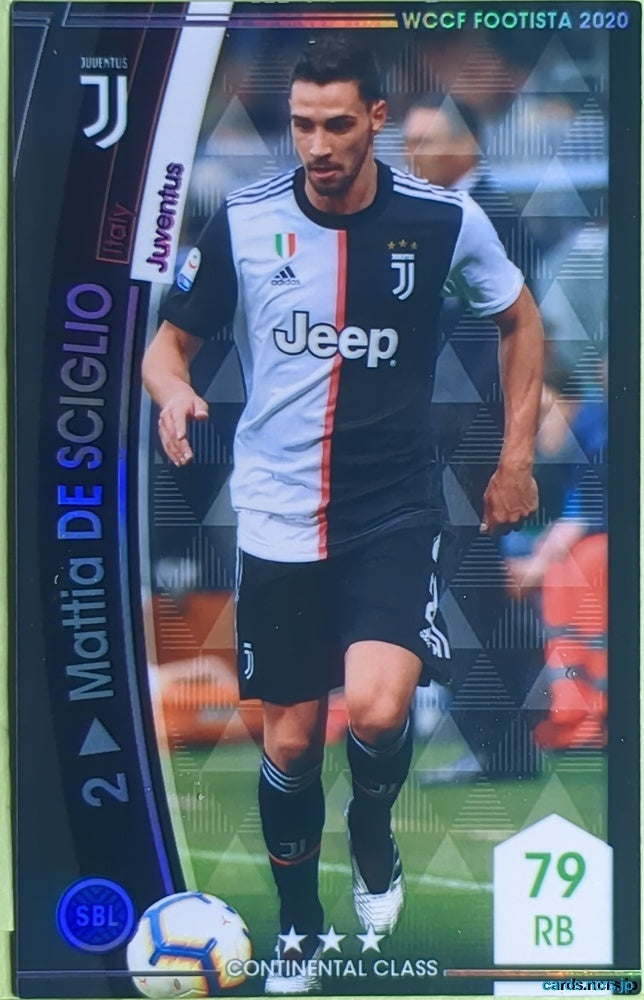 FOOTISTA Football FOOTISTA/F20-6-015 Mattia De Sciglio Trading Card EX