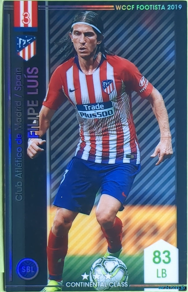 FOOTISTA Football FOOTISTA/F19-1-020 Filipe Luís Trading Card EX