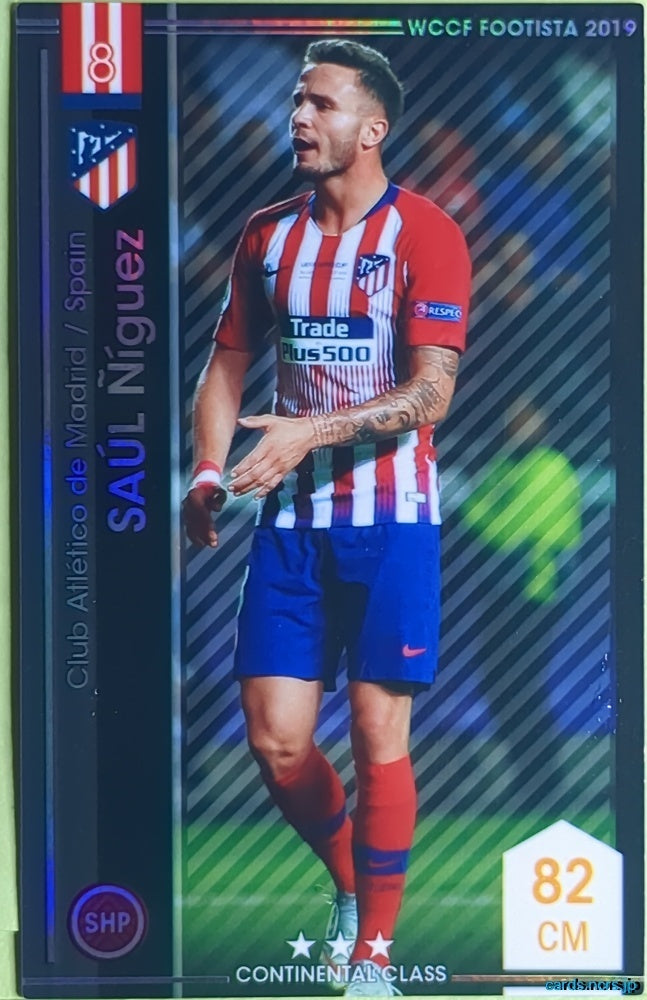 FOOTISTA Football FOOTISTA/F19-2-022 Saúl Ñíguez Trading Card EX