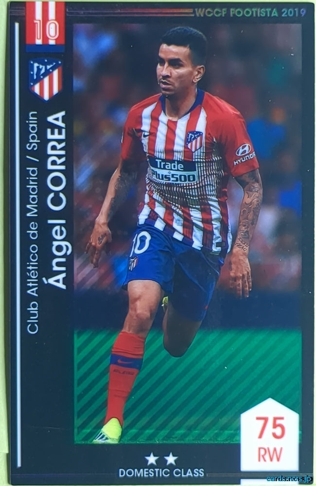 FOOTISTA Football FOOTISTA/F19-EX-ATM-10 Ángel CORREA Trading Card EX