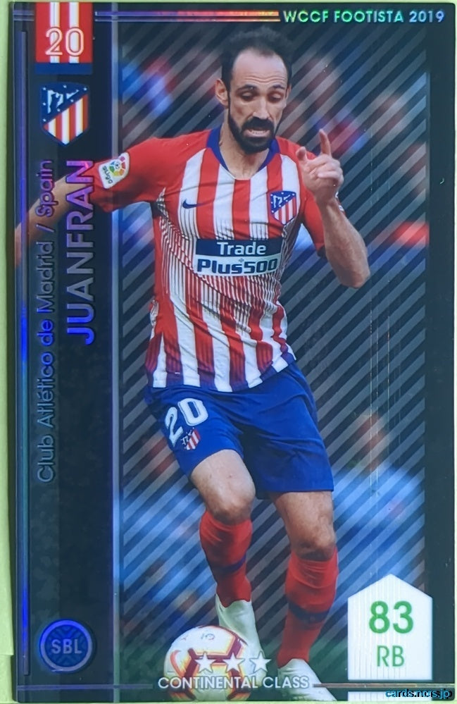 FOOTISTA Football FOOTISTA/F19-3-023 Juanfran Trading Card EX