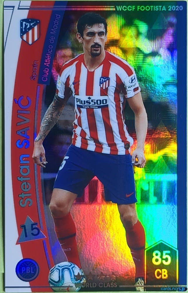 FOOTISTA Football FOOTISTA/F20-4-021 Stefan Savić Trading Card EX