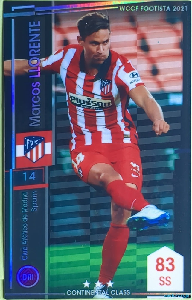 FOOTISTA Football FOOTISTA/F21-ATM-14 Marcos Llorente Trading Card EX