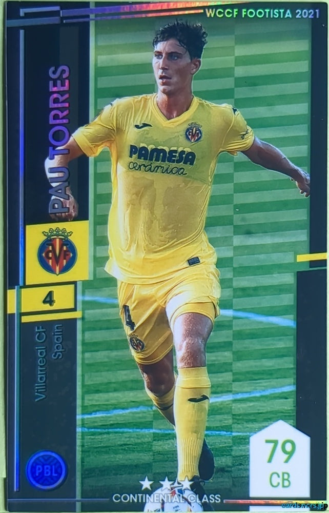 FOOTISTA Football FOOTISTA/F21-VIL-4 Pau Torres Trading Card EX