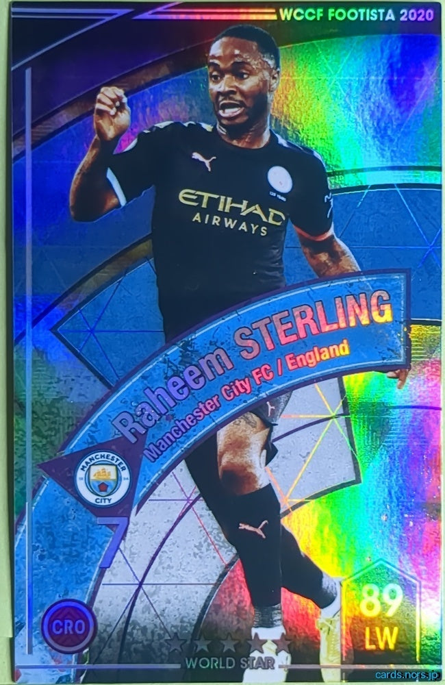FOOTISTA Football FOOTISTA/F20-1-006 Raheem Sterling Trading Card EX