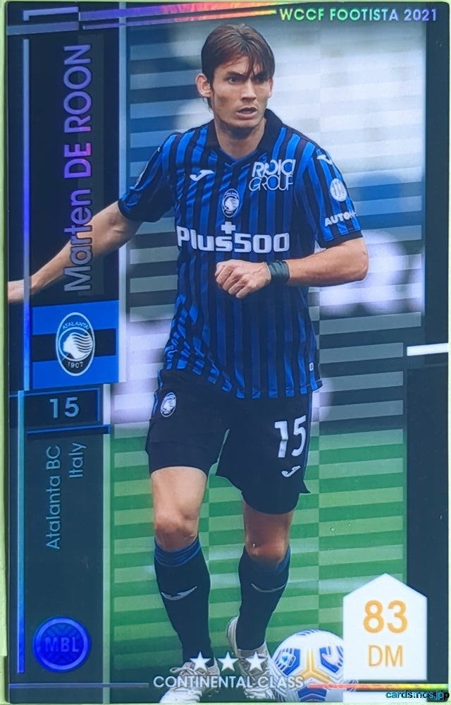 FOOTISTA Football FOOTISTA/F21-ATA-15 Marten de Roon Trading Card EX