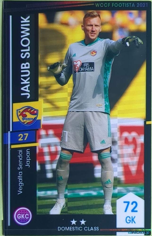 FOOTISTA Football FOOTISTA/F21-SEN-27 Jakub Slowik Trading Card EX