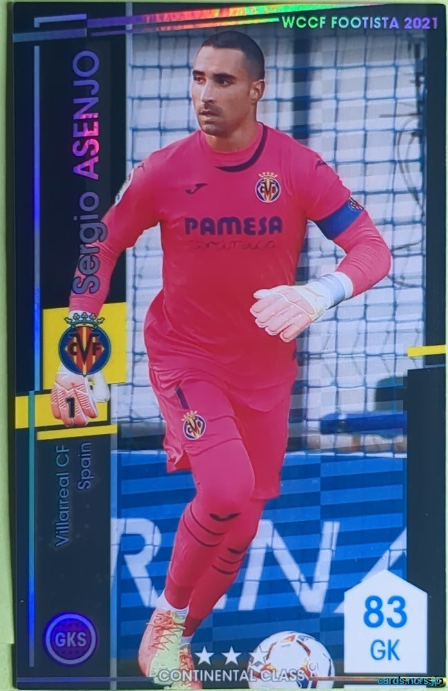 FOOTISTA Football FOOTISTA/F21-VIL-1 Sergio Asenjo Trading Card EX