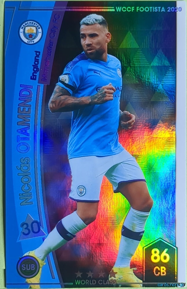 FOOTISTA Football FOOTISTA/F20-6-004 Nicolás Otamendi Trading Card EX