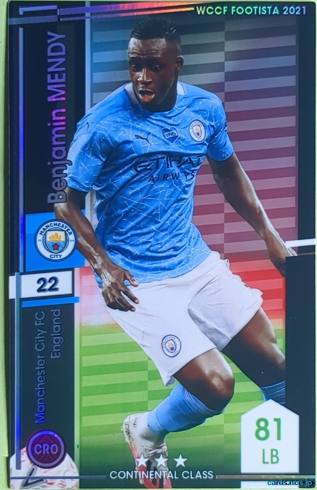 FOOTISTA Football FOOTISTA/F21-MCI-22 Benjamin Mendy Trading Card EX