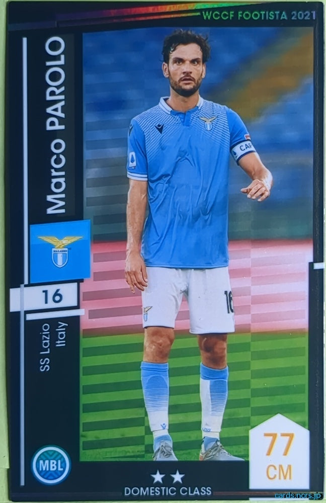 FOOTISTA Football FOOTISTA/F21-LAZ-16 Marco PAROLO Trading Card EX
