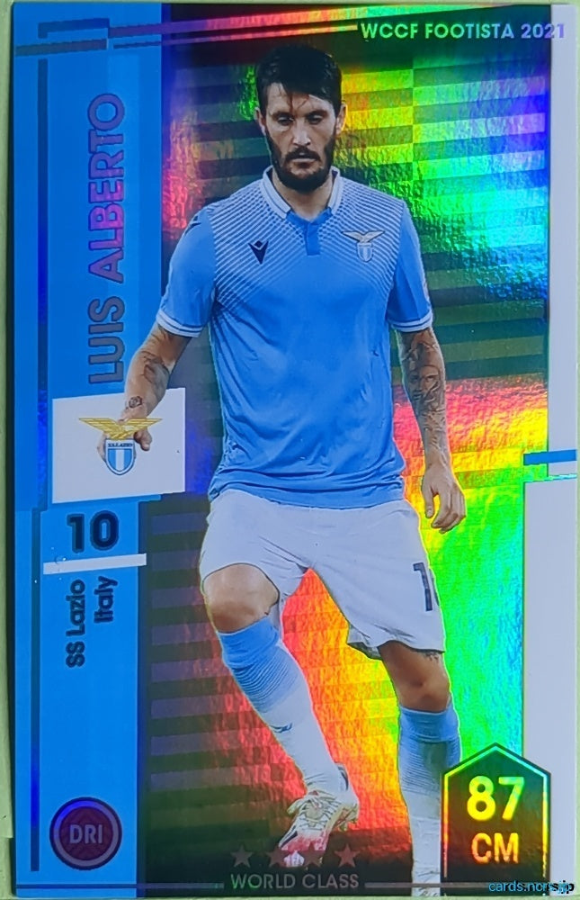 FOOTISTA Football FOOTISTA/F21-LAZ-10 Luis Alberto Trading Card EX