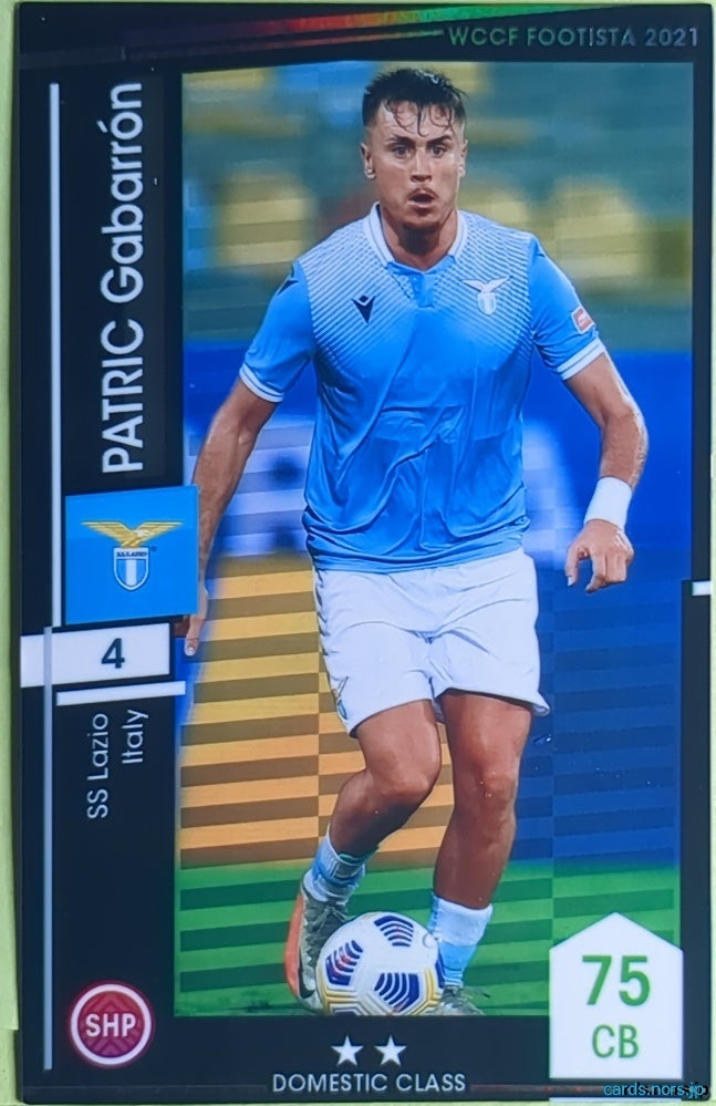 FOOTISTA Football FOOTISTA/F21-LAZ-4 Patric Gabarrón Trading Card EX