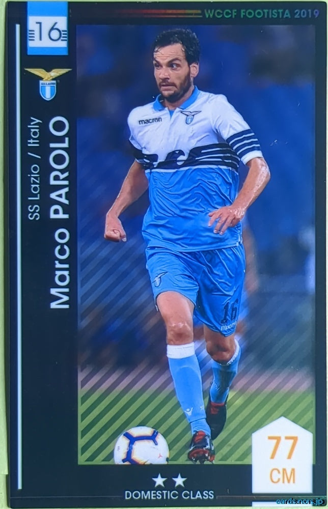 FOOTISTA Football FOOTISTA/F19-EX-LAZ-16 Marco PAROLO Trading Card EX