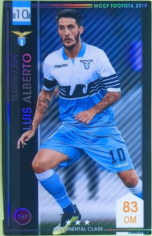FOOTISTA Football FOOTISTA/F19-2-019 Luis Alberto Trading Card EX