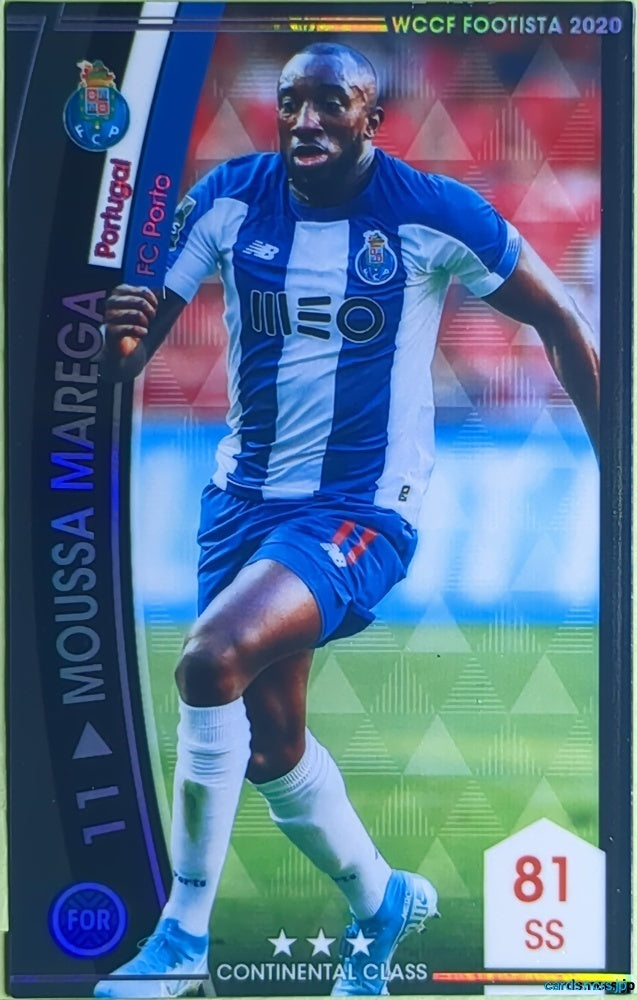FOOTISTA Football FOOTISTA/F20-1-021 Moussa Marega Trading Card EX