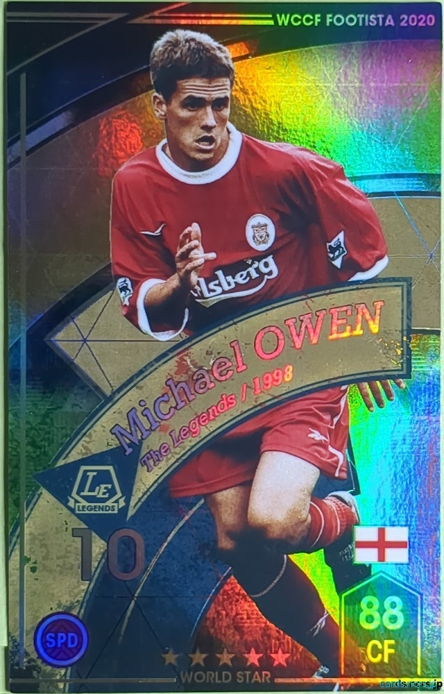 FOOTISTA Football FOOTISTA/F20-1 Michael Owen Trading Card EX