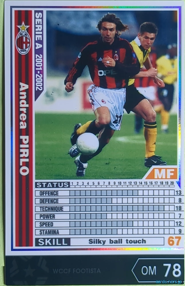 FOOTISTA Football FOOTISTA/155/288 Andrea PIRLO Trading Card EX