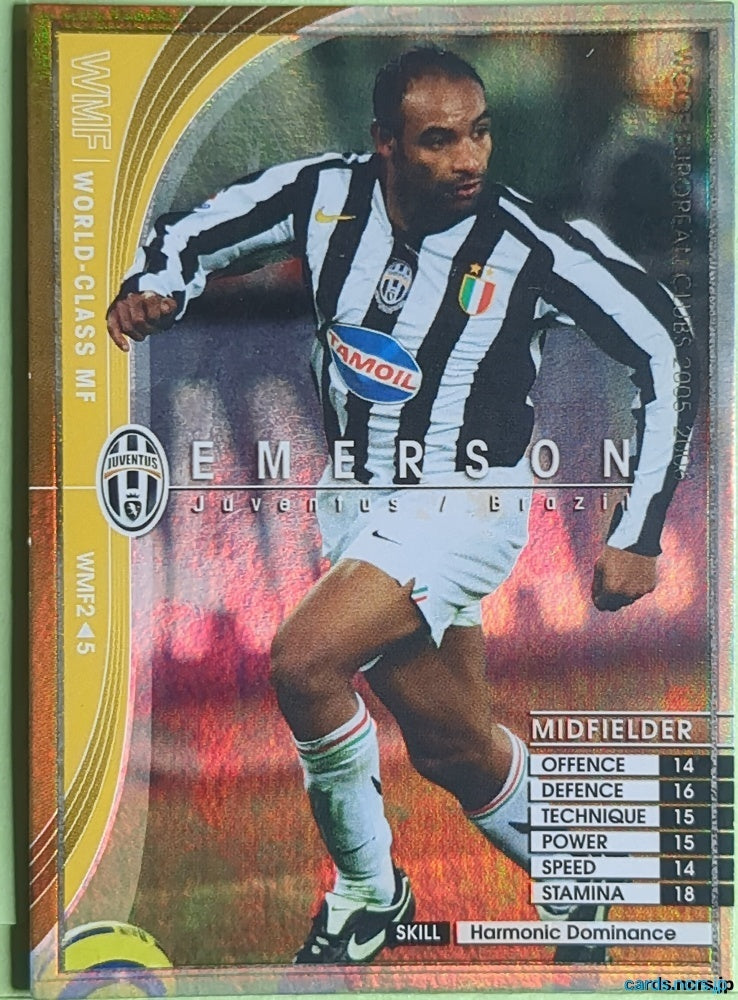 Panini WCCF Football WCCF/2005-2006-WMF2/5 N Emerson Trading Card NM