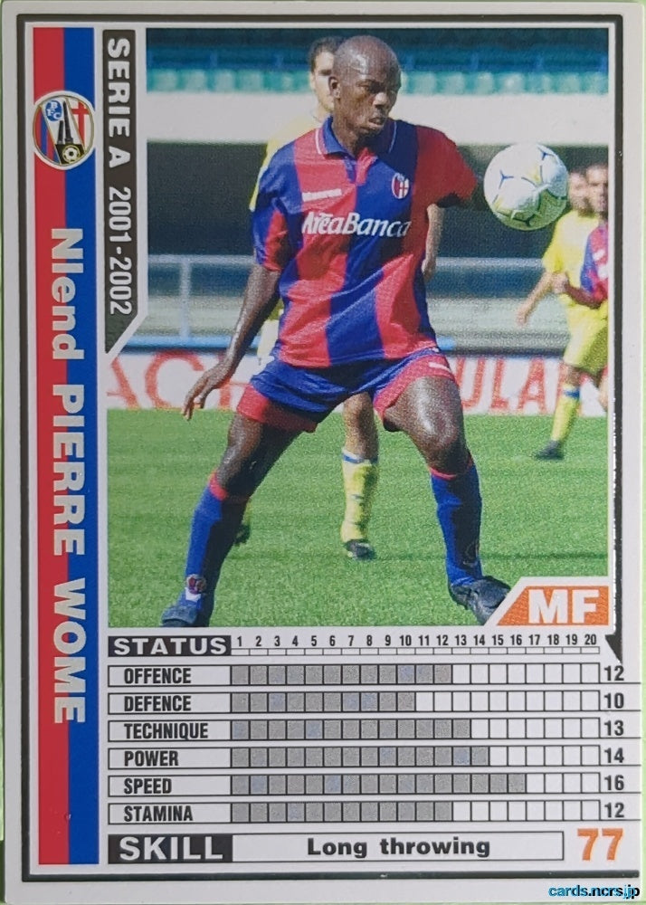Panini WCCF Football WCCF/2001-2002-P12/96 N Pierre Wome Trading Card EX