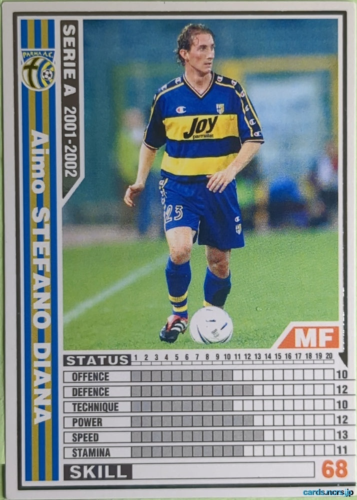 Panini WCCF Football WCCF/2001-2002-P54/96 N Aimo Stefano Diana Trading Card EX