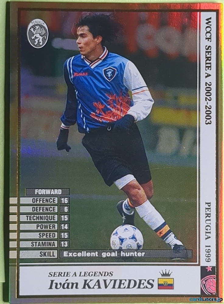 Panini WCCF Football WCCF/2002-2003-LEGENDS N Iván Kaviedes Trading Card EX