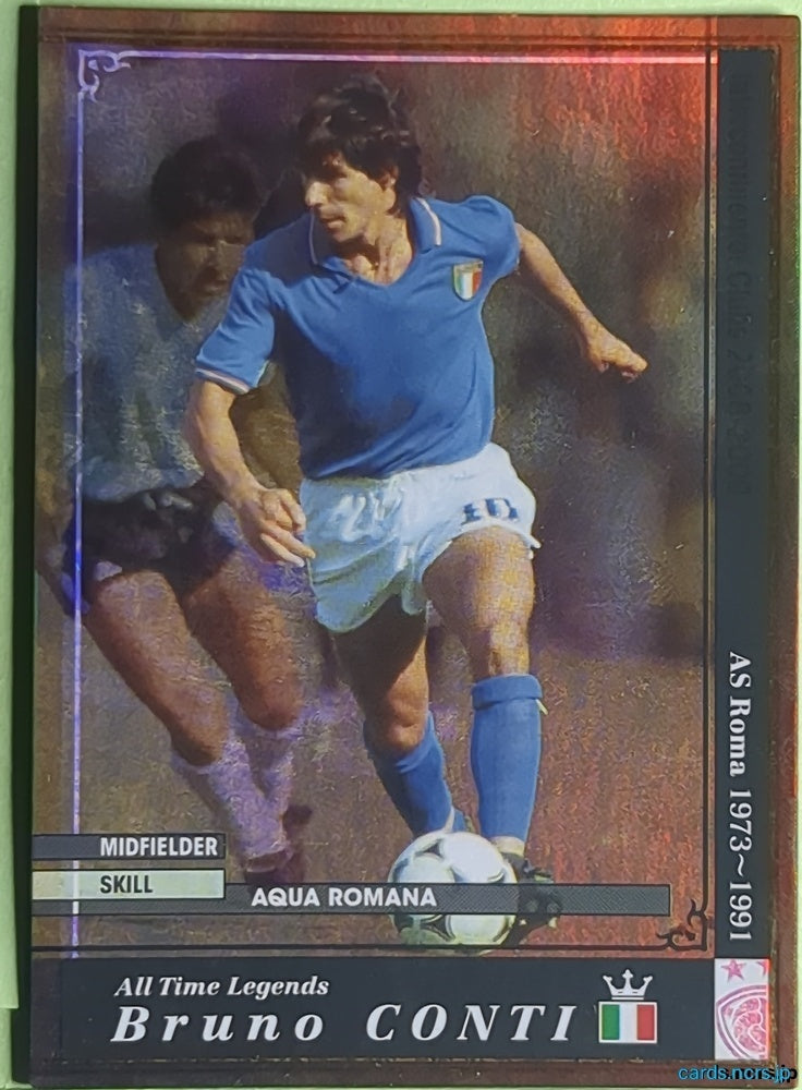 Panini WCCF Football WCCF/2008-2009-ATLE-CONTI N Bruno Conti Trading Card EX