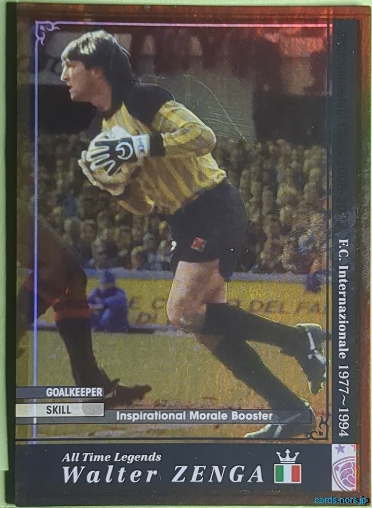 Panini WCCF Football WCCF/2008-2009-ATLE-ZENGA N Walter Zenga Trading Card EX