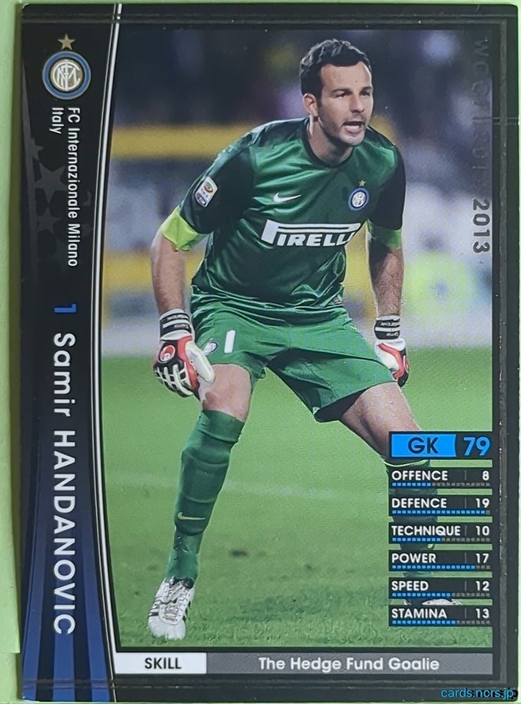 Panini WCCF Football WCCF/2012-2013-193/384 N Samir Handanovič Trading Card EX