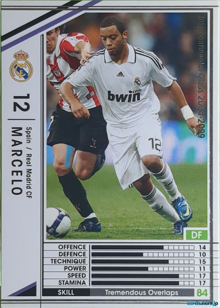 Panini WCCF Football WCCF/2009-2010-308/352 N Marcello Castellini Trading Card EX