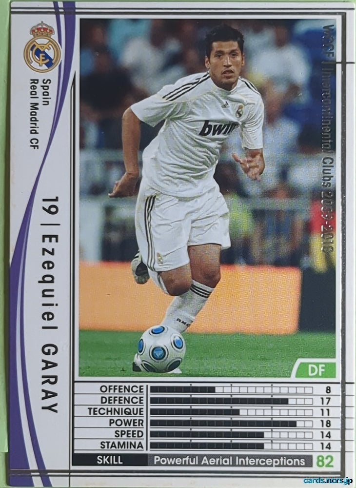 Panini WCCF Football WCCF/2009-2010-324/384 N Ezequiel Garay Trading Card EX