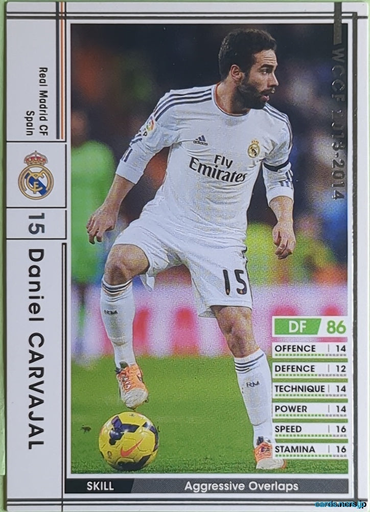 Panini WCCF Football WCCF/2013-2014-242/385 N Daniel CARVAJAL Trading Card EX