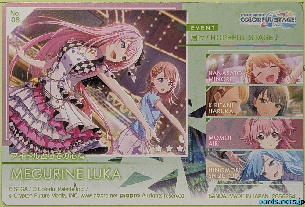 Collection Card (Unclassified) Project Sekai Colorful Stage feat. Miku Hatsune TEMP-COLL-20260906-FE9390CF Megurine Ruka Trading Card EX