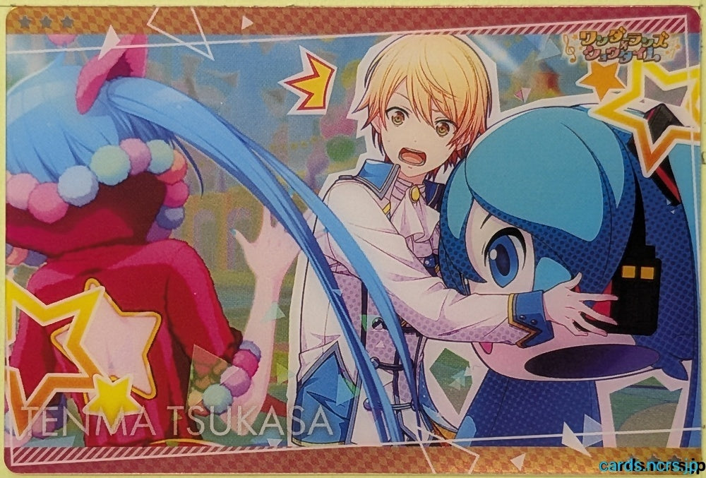 Project Sekai Wafer Vol.01 Project Sekai Colorful Stage feat. Miku Hatsune PJW01/NO.17 3 Star Tsukasa Tenma Trading Card EX