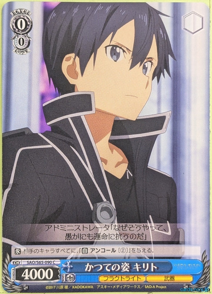 Weiss Schwarz Sword Art Online SAO/S65-090C C Trading Card NM