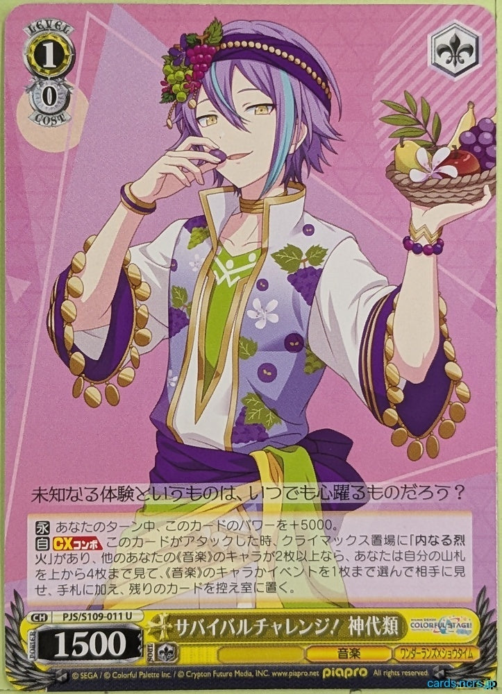 Weiss Schwarz Project Sekai Colorful Stage feat. Miku Hatsune PJS/S109-011U U Kamishiro Rui Trading Card NM