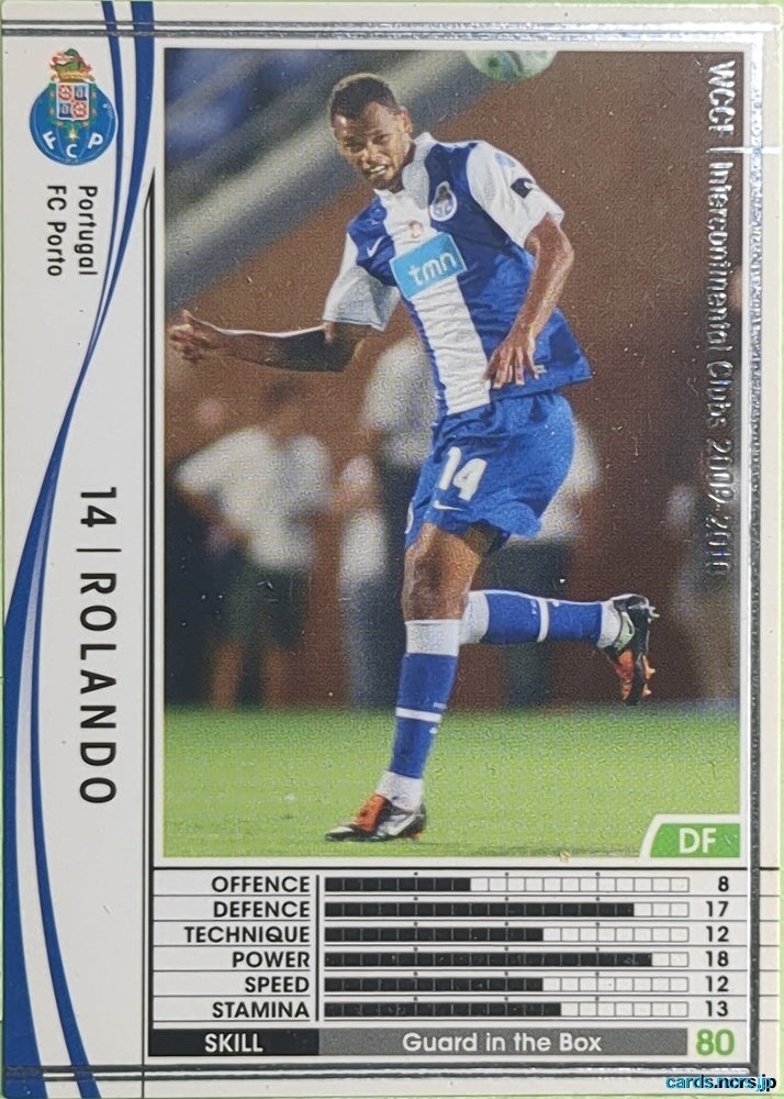 Panini WCCF Football WCCF/2009-2010-277/384 N Rolando Trading Card EX