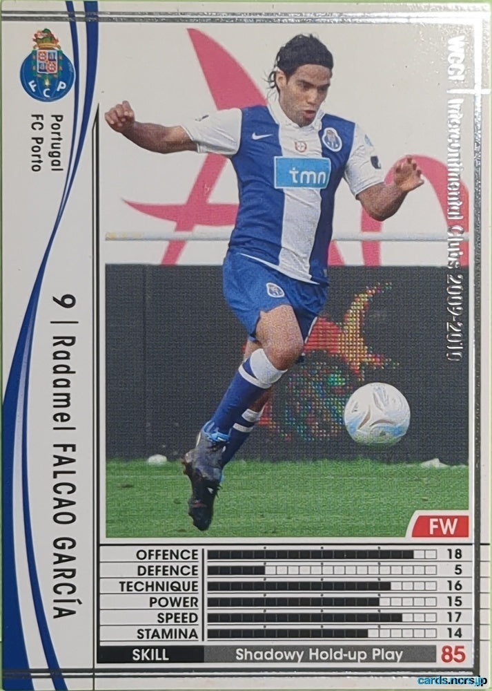Panini WCCF Football WCCF/2009-2010-283/384 N Radamel Falcao García Trading Card EX