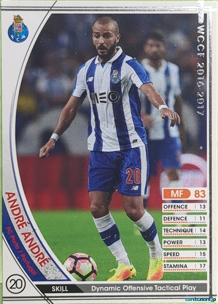 Panini WCCF Football WCCF/2016-2017-263/389 N André André Trading Card EX