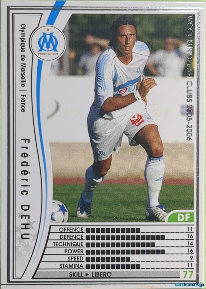 Panini WCCF Football WCCF/2005-2006-101/336 N Frédéric DEHU Trading Card EX