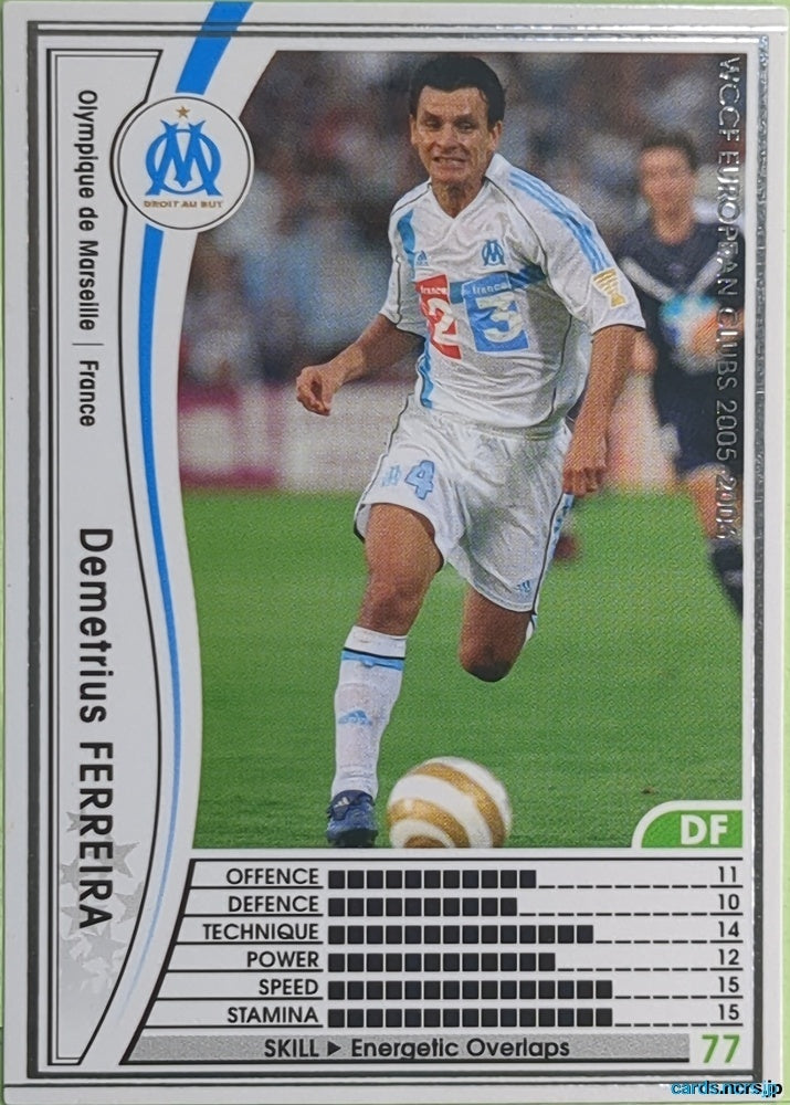 Panini WCCF Football WCCF/2005-2006-102/336 N Demetrius FERREIRA Trading Card EX