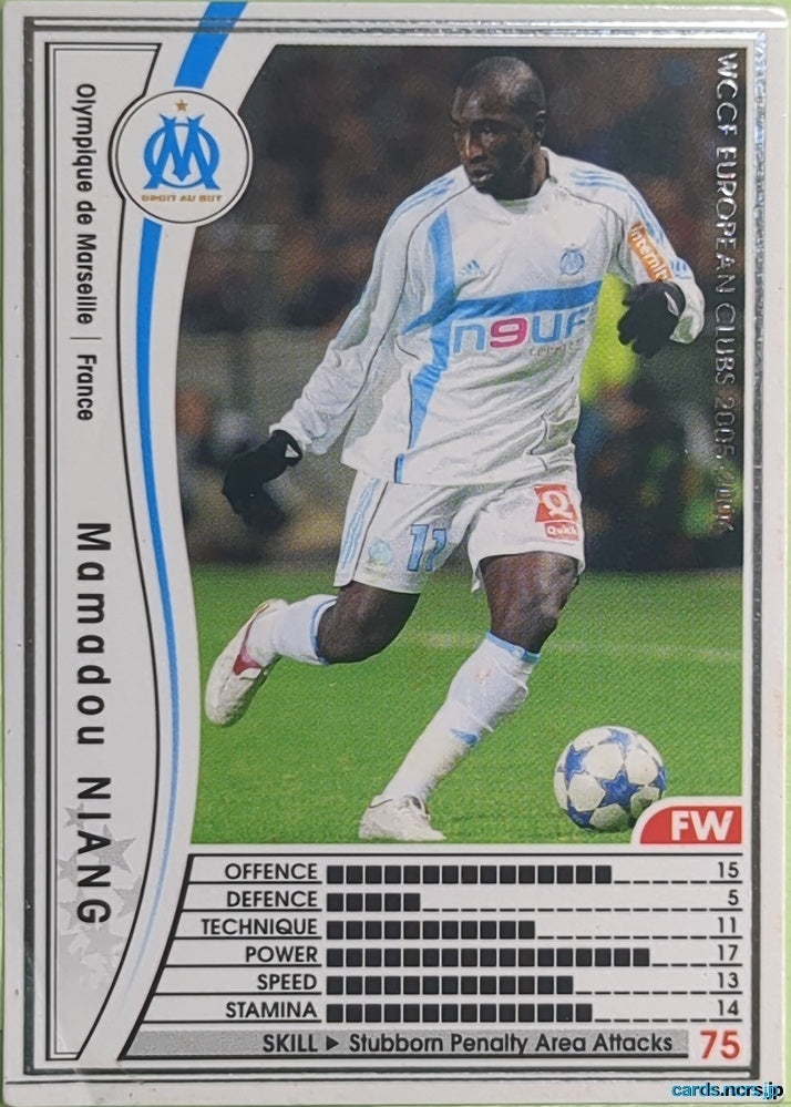 Panini WCCF Football WCCF/2005-2006-111/336 N Mamadou NIANG Trading Card EX