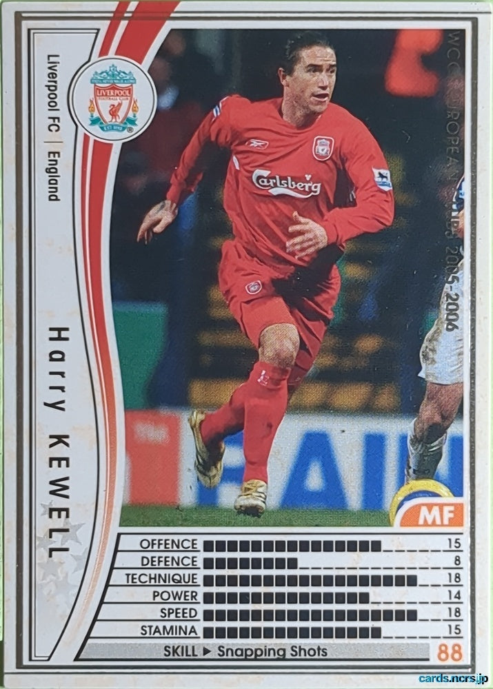 Panini WCCF Football WCCF/2005-2006-042/336 N Harry Kewell Trading Card EX